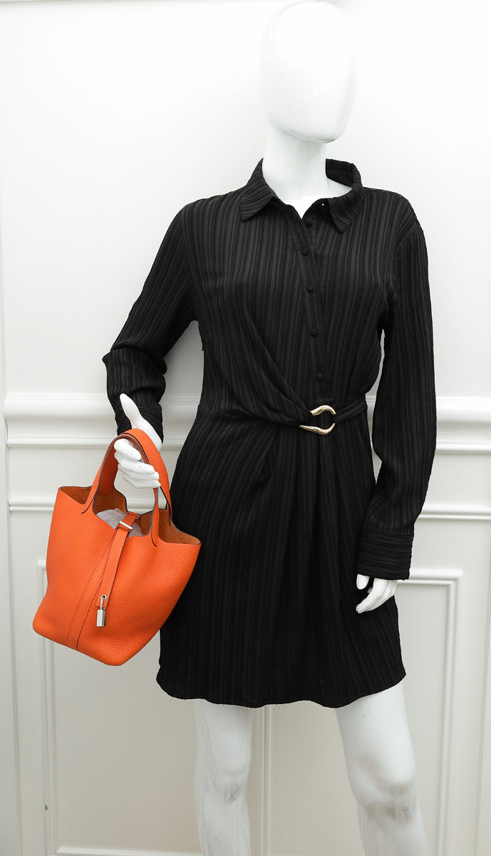 Hermes Poppy Picotin Lock 18 Bag