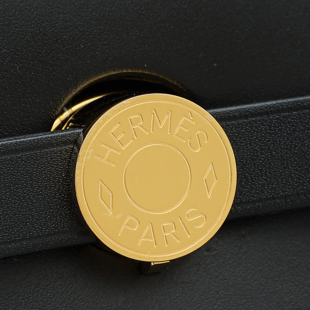 Hermes Noir Herbag 31 PM Bag