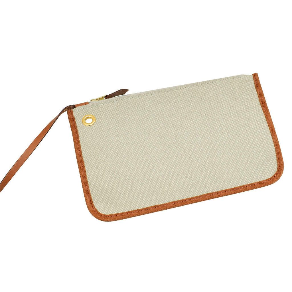 Hermes Bicolor Herbag 31 PM Retourne Toile Militaire Vache Hunter Bag