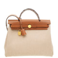 Hermes Bicolor Criss Viking Quadrille Retourne Herbag Zip 31 PM Bag