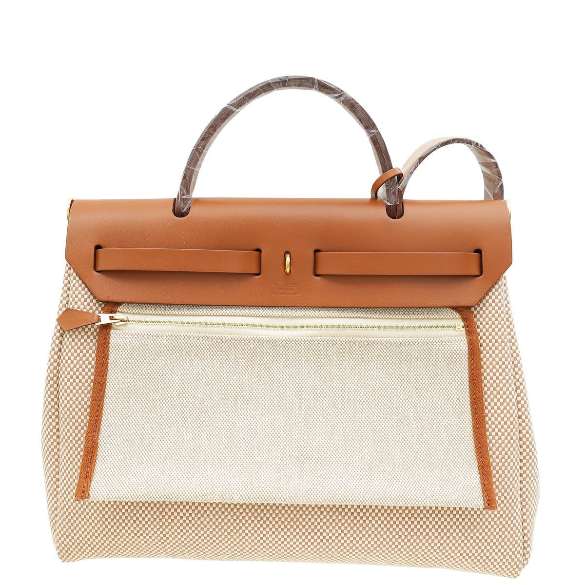 Hermes Bicolor Criss Viking Quadrille Retourne Herbag Zip 31 PM Bag