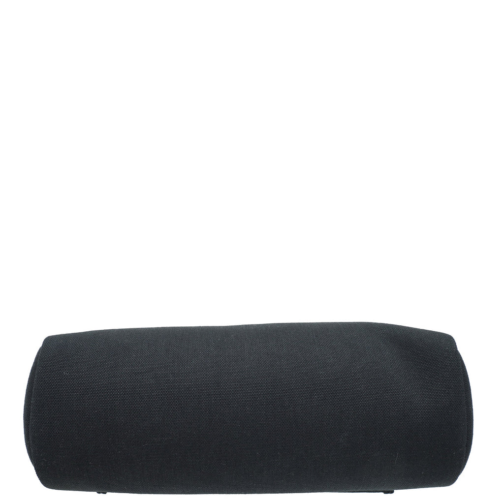 Hermes Noir Herbag Zip 31 PM Toile Vache Hunter Bag