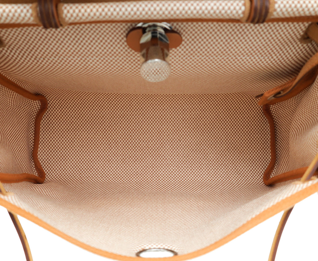 Hermes Bicolor Herbag Zip 31 Criss Viking Quadrille Retourne PM Bag