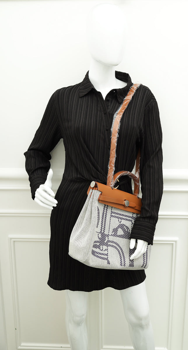 Hermes Multicolor "Brides de Gala Desordre" Motif  Herbag Zip 31 Bag