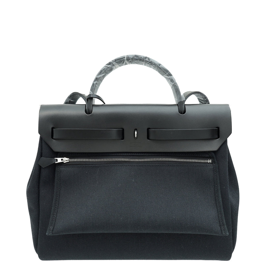 Hermes Noir Herbag Zip 31 PM Bag