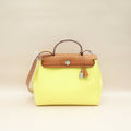 Hermes Bicolor Herbag Zip 31 Retourne Vache Hunter Toile Bag