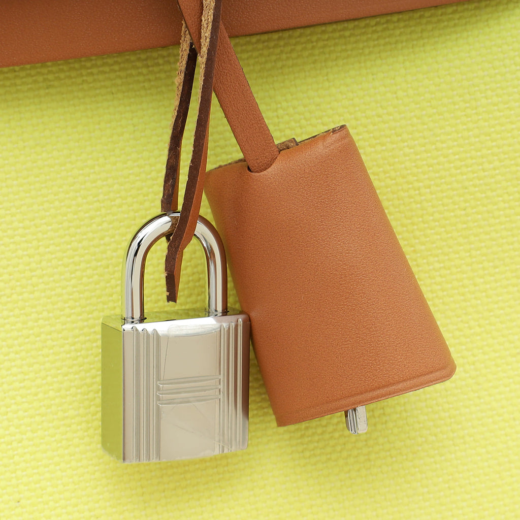Hermes Bicolor Herbag Zip 31 Retourne Vache Hunter Toile Bag