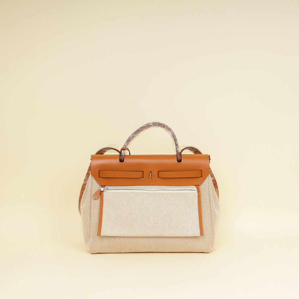 Hermes Bicolor Herbag Zip 31 Criss Viking Quadrille Retourne PM Bag