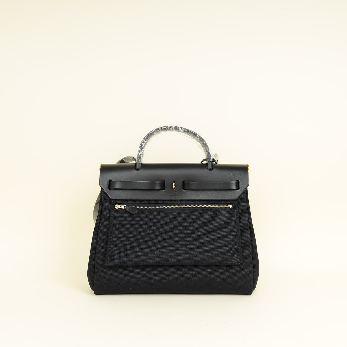 Hermes Noir Retourne Herbag Zip 31 PM Bag