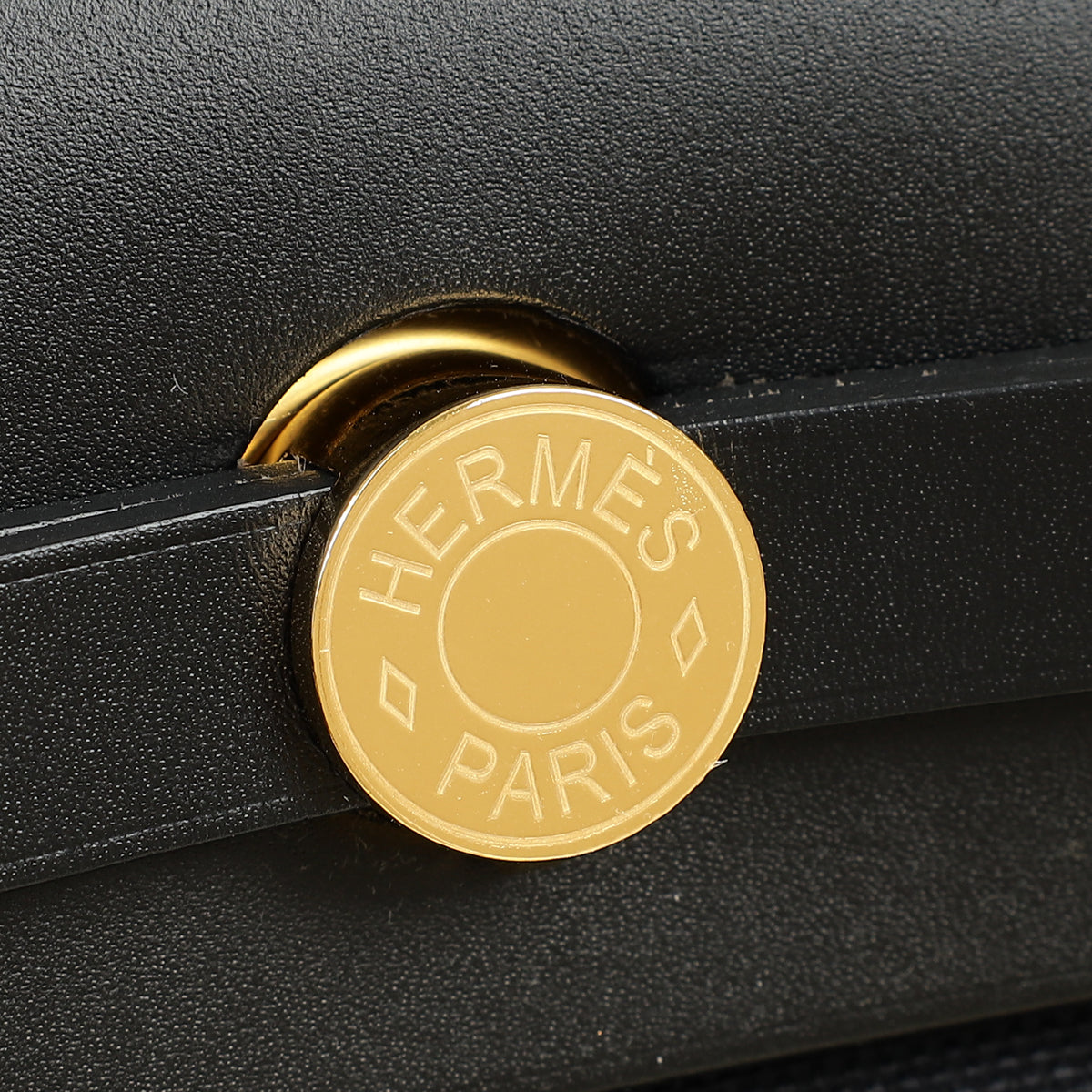 Hermes Noir Retourne Herbag Zip 31 PM Bag