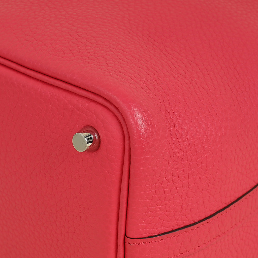 Hermes Rose Extreme Picotin Lock 18 Bag