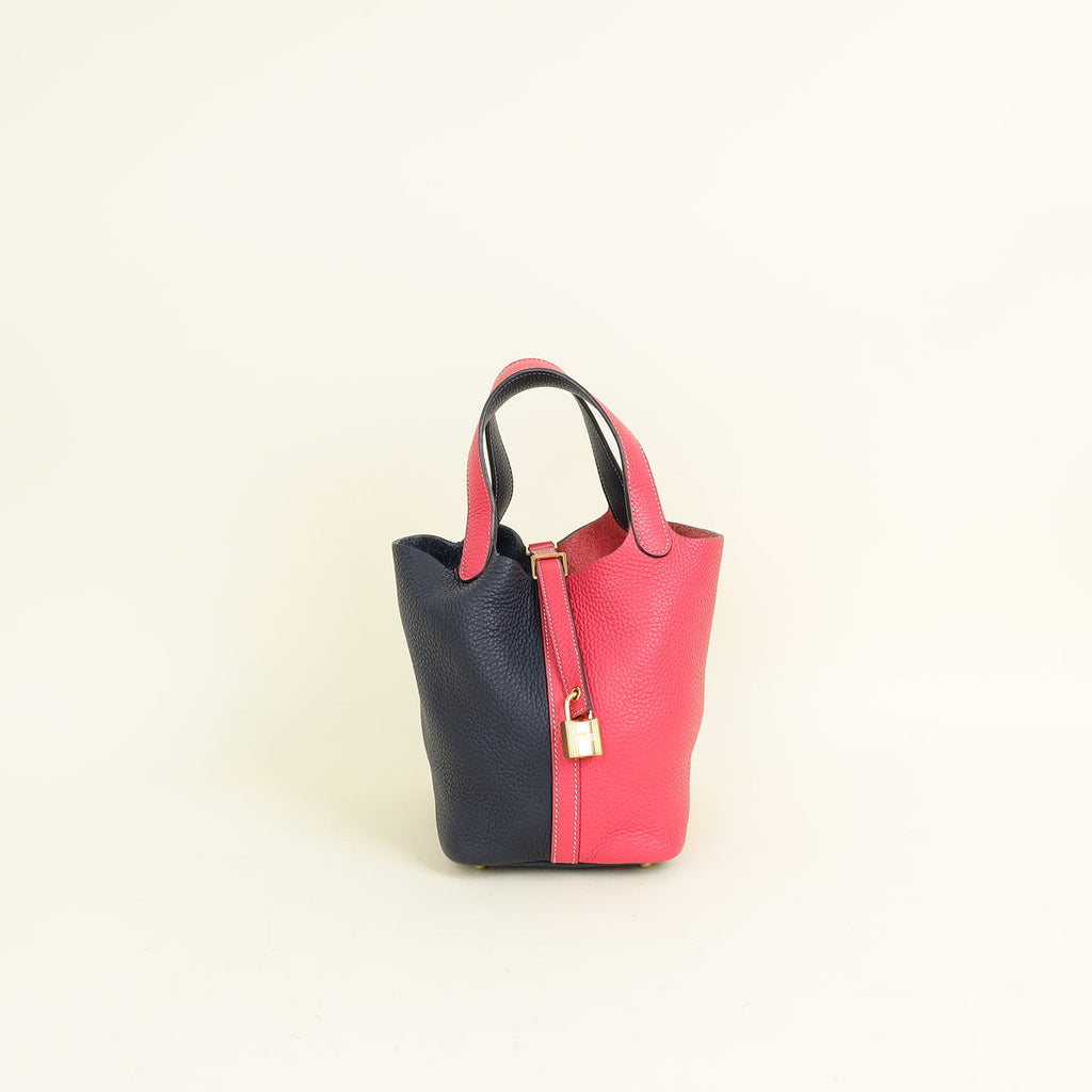 Hermes Bicolor Picotin Lock Casaque 18 Bag