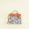Hermes Multicolor "Brides de Gala Desordre" Motif Herbag Zip 31 PM Bag