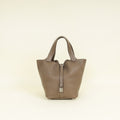 Hermes Etoupe Picotin Lock 22 Bag