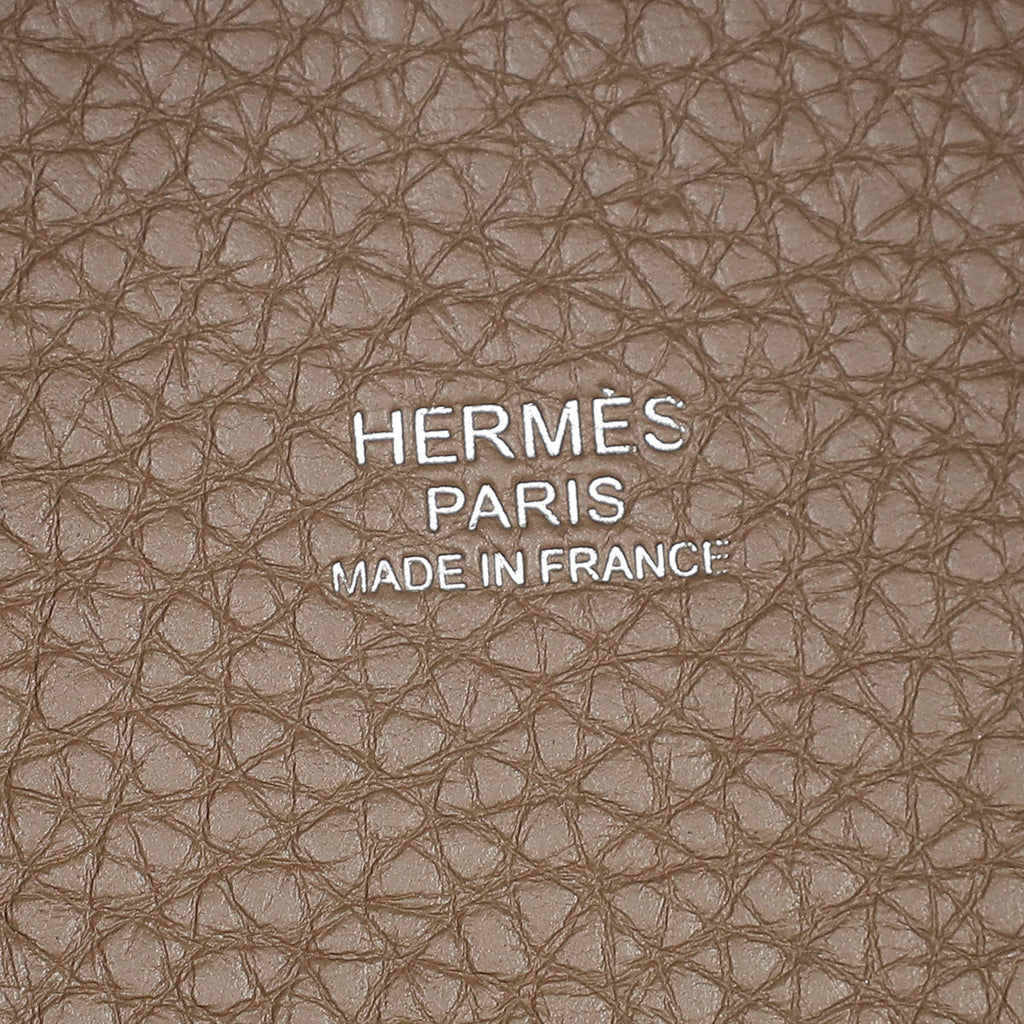Hermes Etoupe Picotin Lock 22 Bag