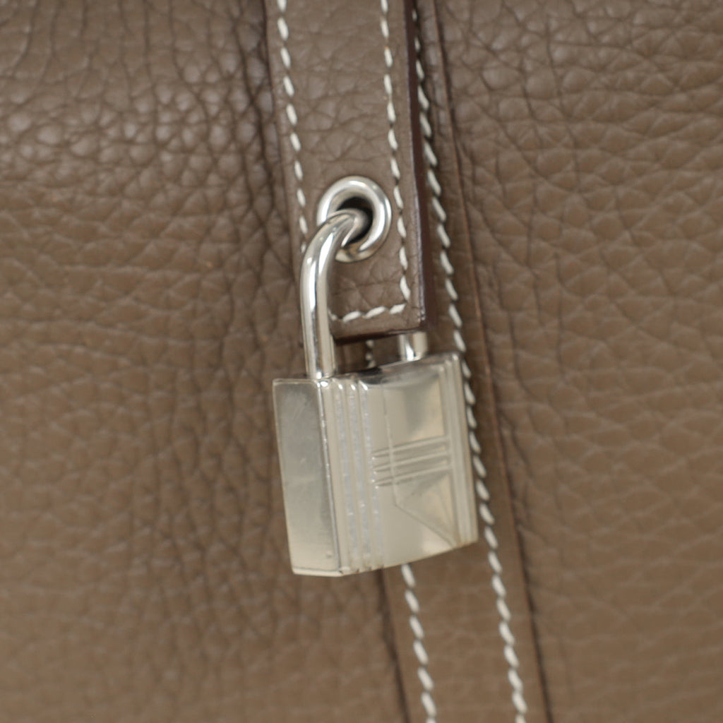 Hermes Etoupe Picotin Lock 22 Bag