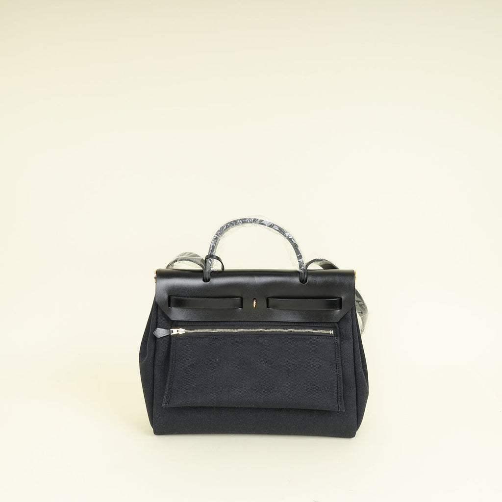 Hermes Noir Retourne Herbag Zip 31 PM Bag