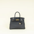 Hermes Noir Birkin 30 Touch Bag