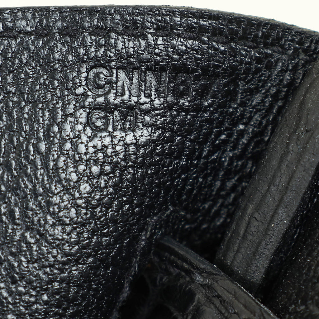Hermes Noir Birkin 30 Touch Bag