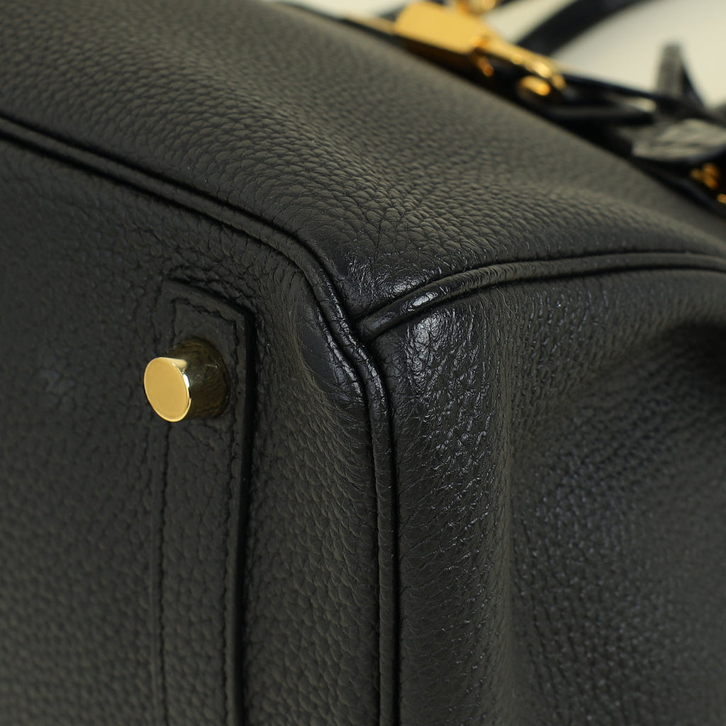 Hermes Noir Birkin 30 Touch Bag
