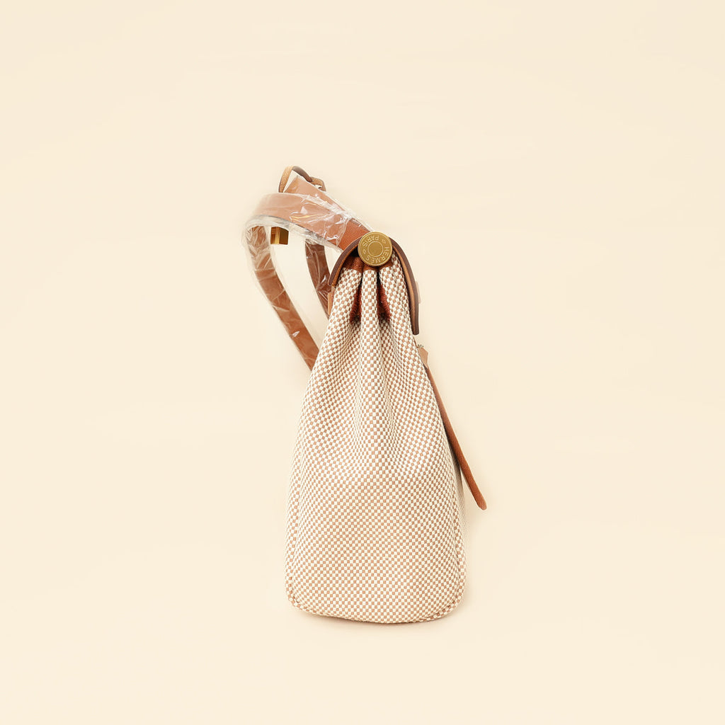 Hermes Tricolor Herbag Zip 31 Criss Viking Quadrille Retourne PM Bag