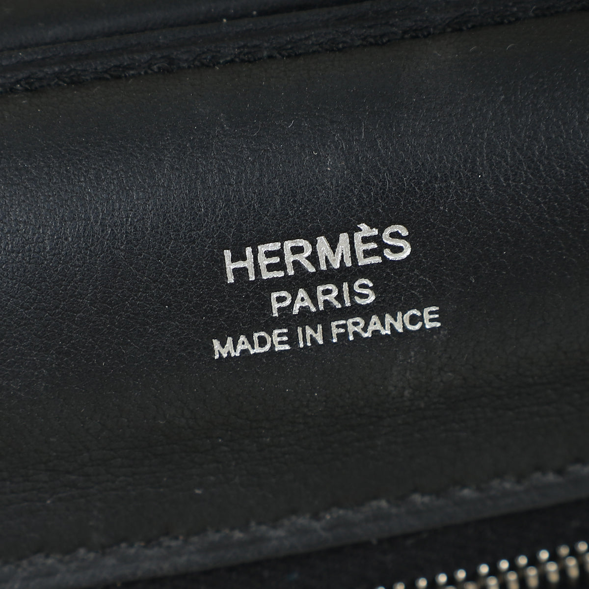 Hermes Noir 24/24 21 Swift Leather Bag