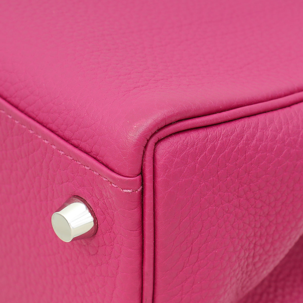 Hermes Rose Pourpre Kelly 28 Retourne Bag