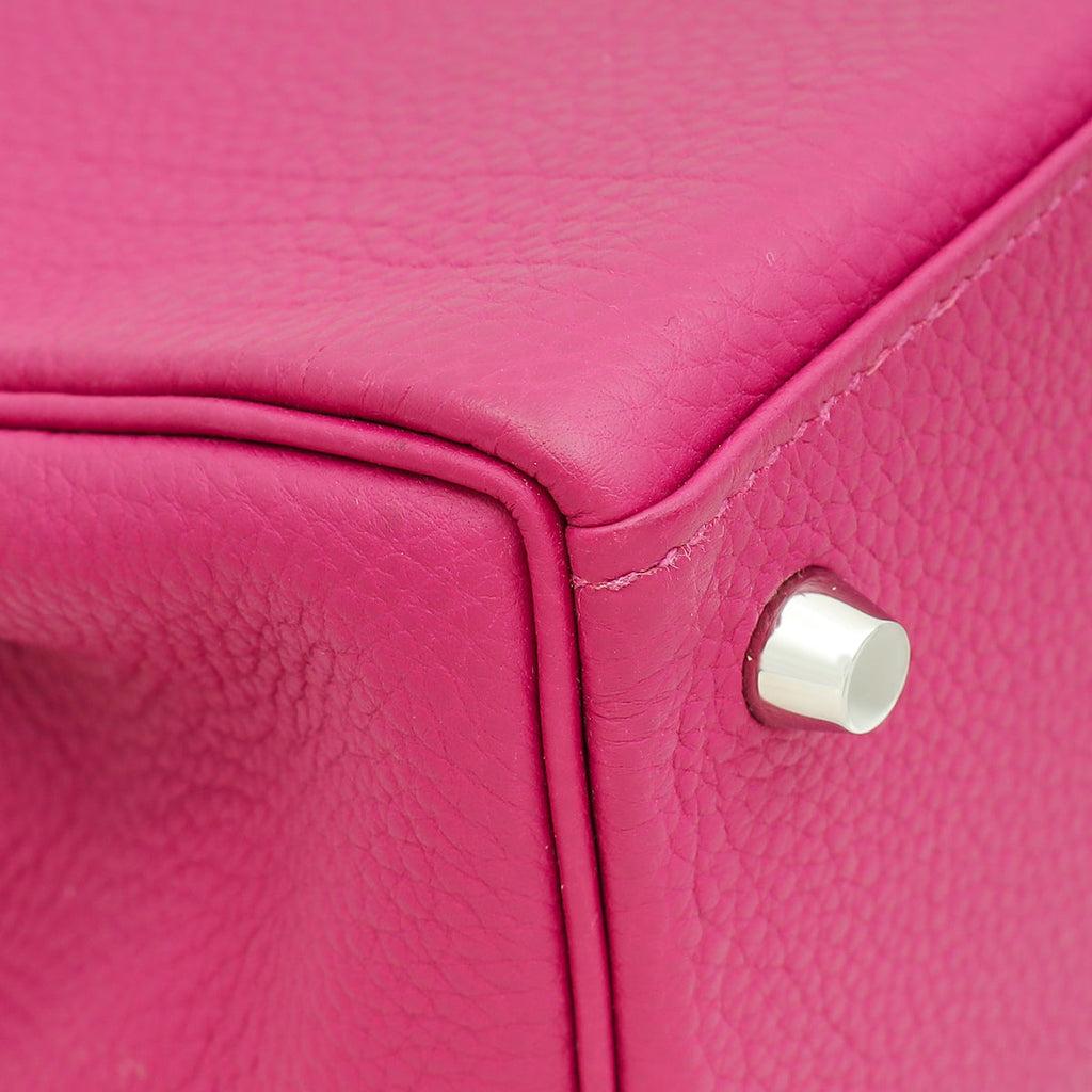 Hermes Rose Pourpre Kelly 28 Retourne Bag