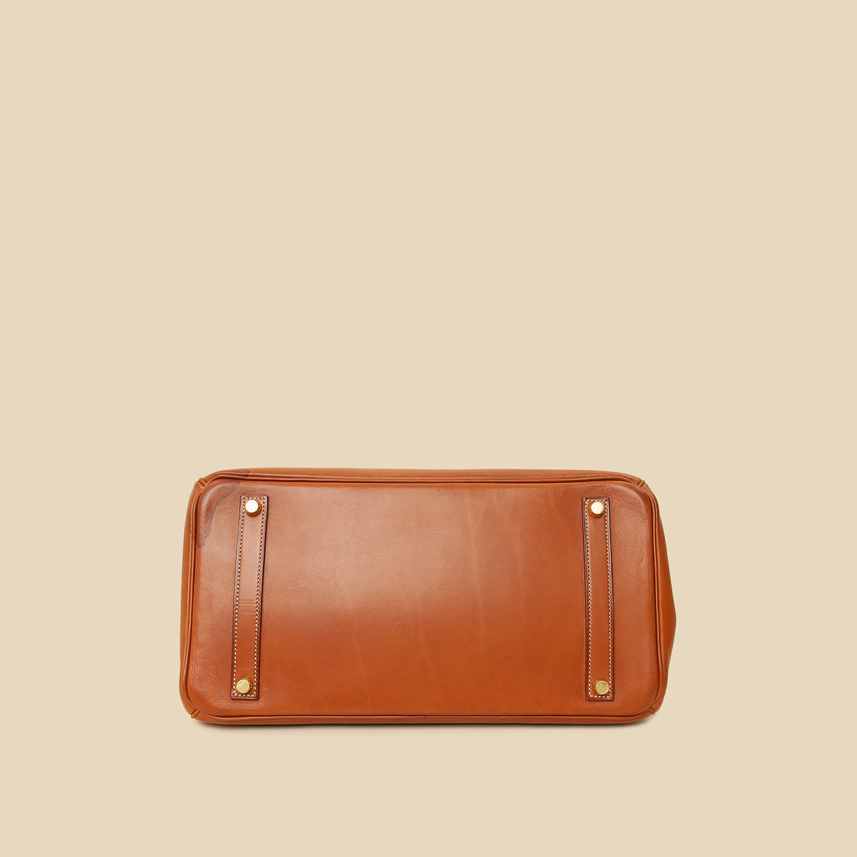 Hermes Gold Birkin 35 Barenia Bag