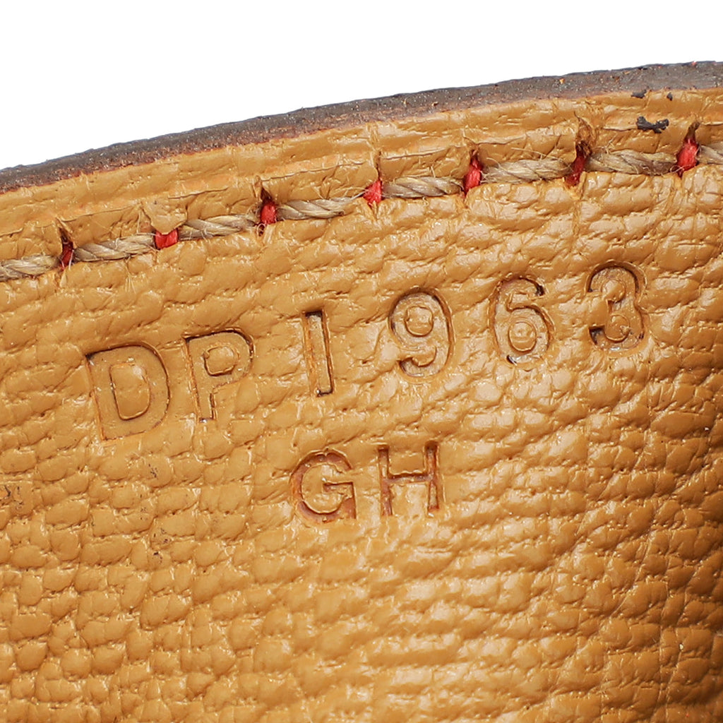 Hermes Bicolor Retourne Verso Birkin 30 Bag W/ Twillies