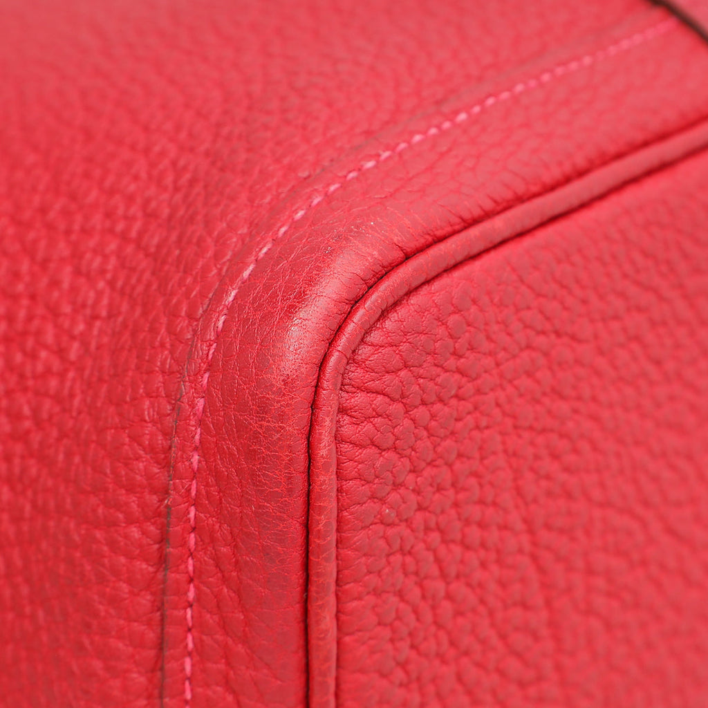 Hermes Rouge Casaque Garden Party 36 Bag
