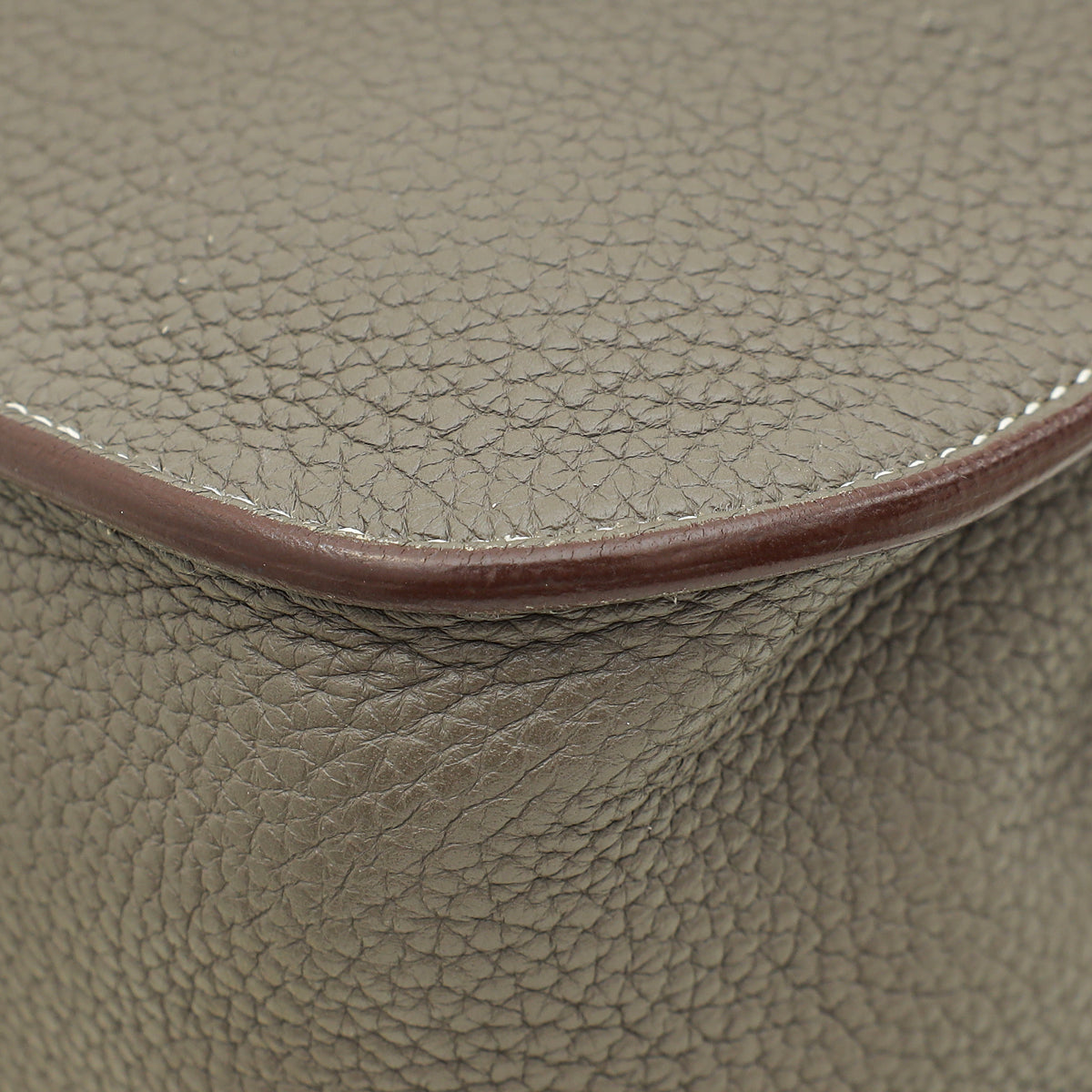 Hermes Gris Etain Halzan 31 Bag