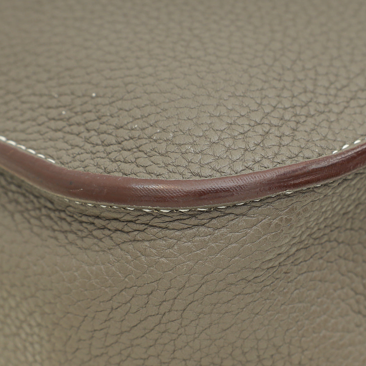 Hermes Gris Etain Halzan 31 Bag
