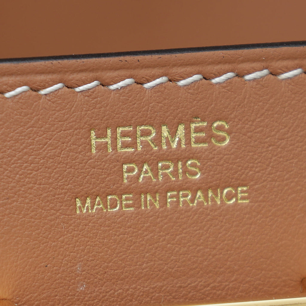 Hermes Gold Elan Pocket 24 Medium Belt