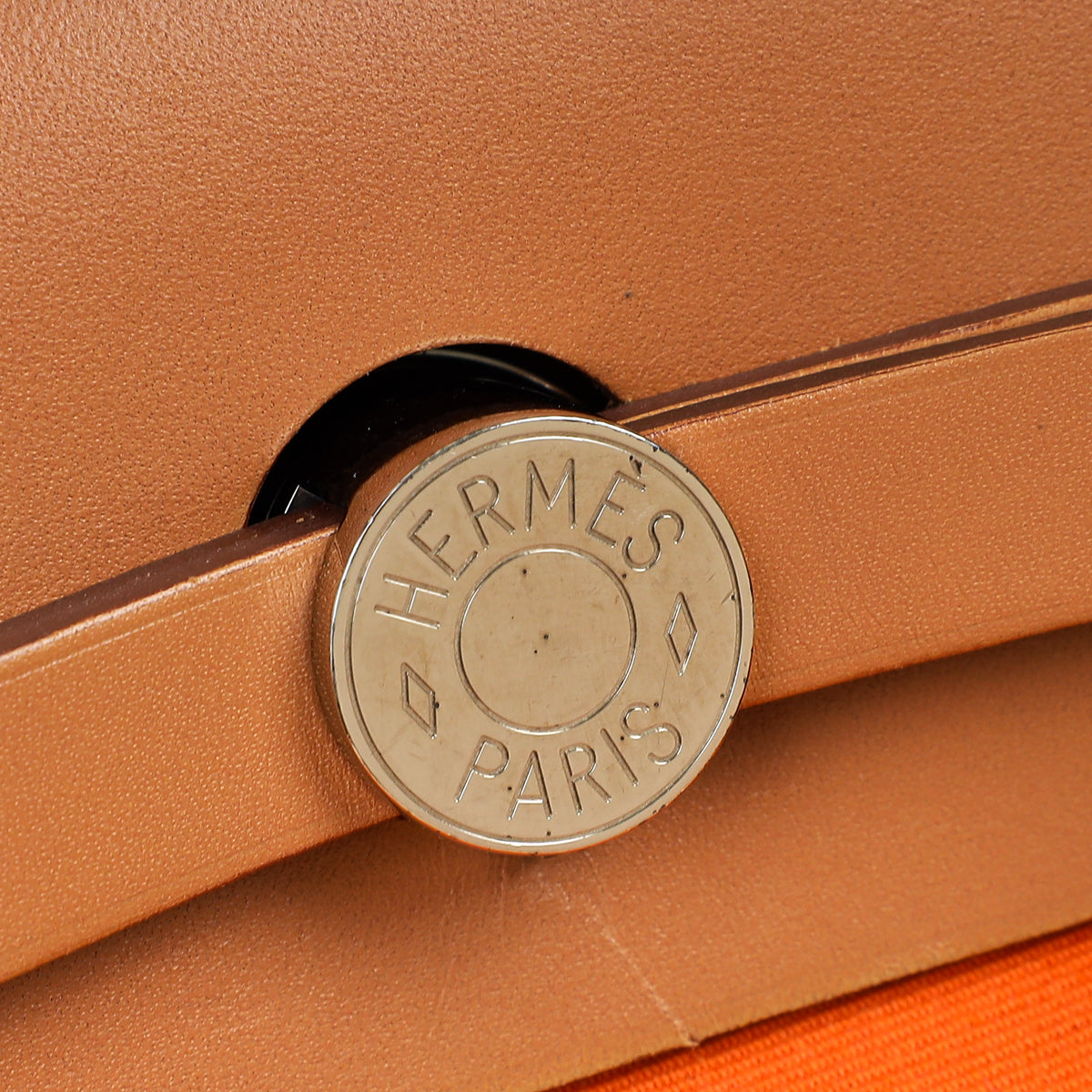 Hermes Orange Sellier Herbag Zip 31 PM Bag