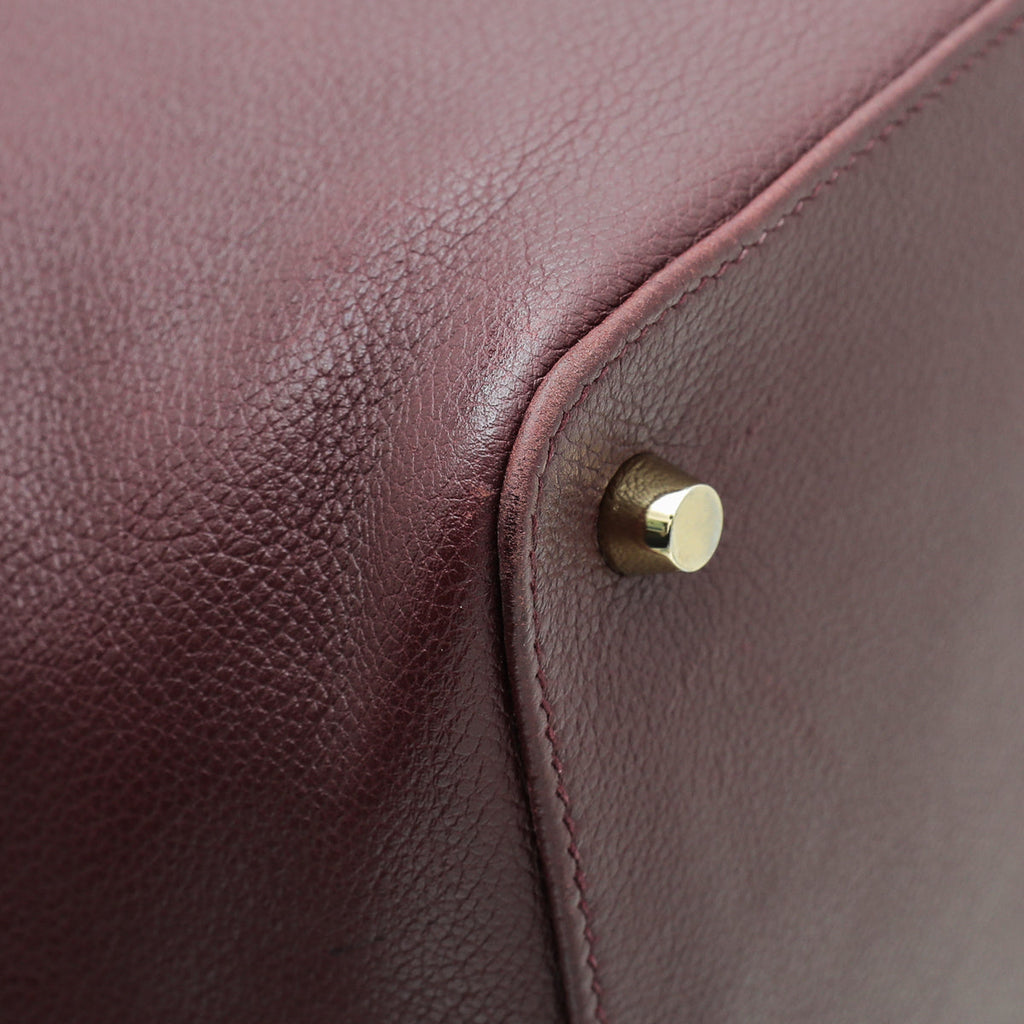 Hermes Prune Novillo Toolbox 26 Bag