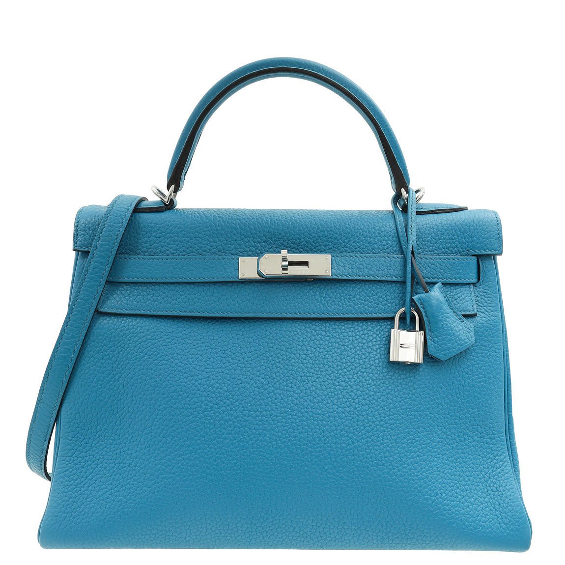Hermes Cobalt Retourne Kelly 32 Bag