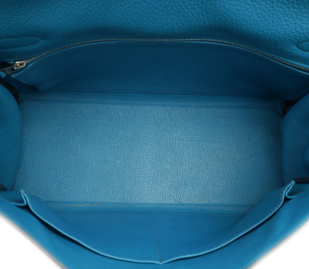 Hermes Cobalt Retourne Kelly 32 Bag