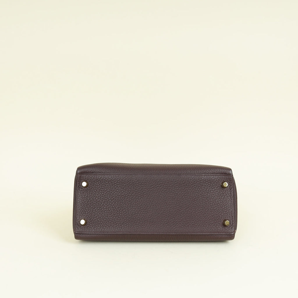 Hermes Rouge Sellier Retourne Kelly 28 Bag