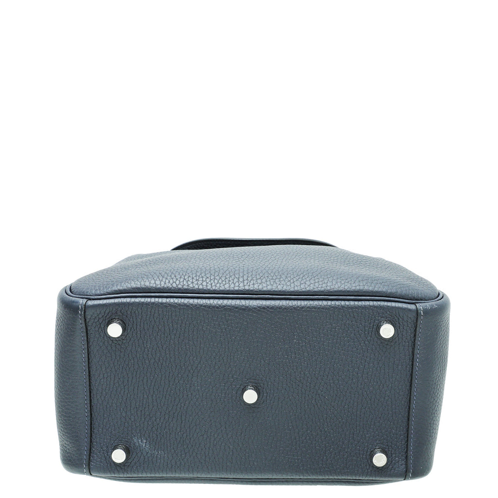 Hermes Blue Indigo Lindy 26 Bag