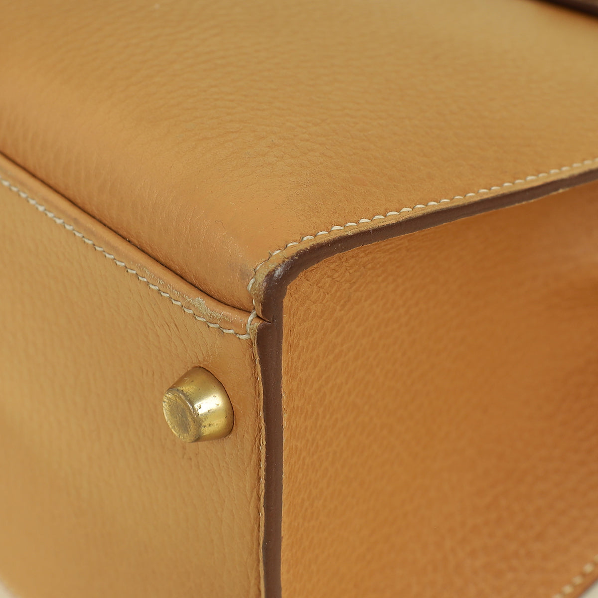 Hermes Naturelle Vintage Sellier Kelly 32 Bag