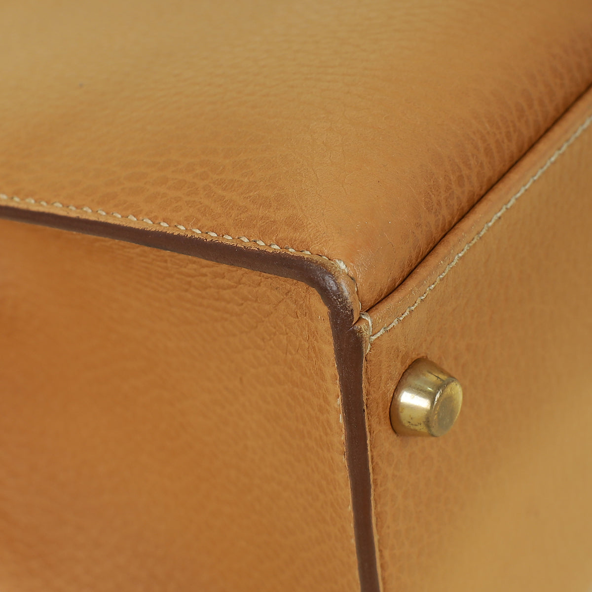 Hermes Naturelle Vintage Sellier Kelly 32 Bag