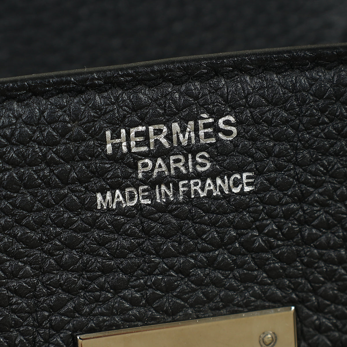 Hermes Noir Birkin 35 Bag