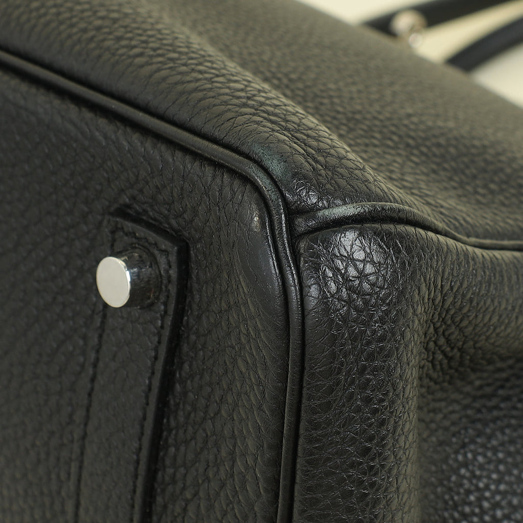 Hermes Noir Birkin 35 Bag
