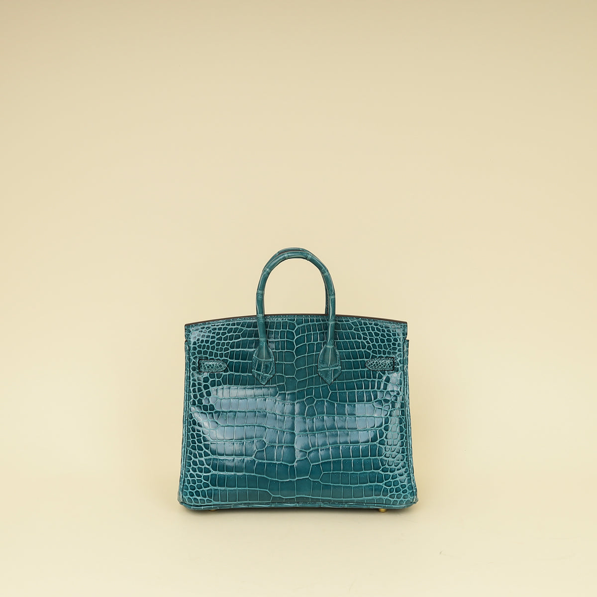 Hermes Colvert Shiny Porosus Crocodile Birkin 25 Bag