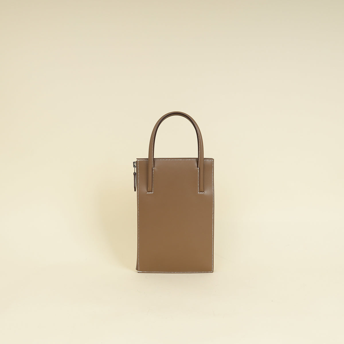 Hermès Etoupe Cadenas clutch