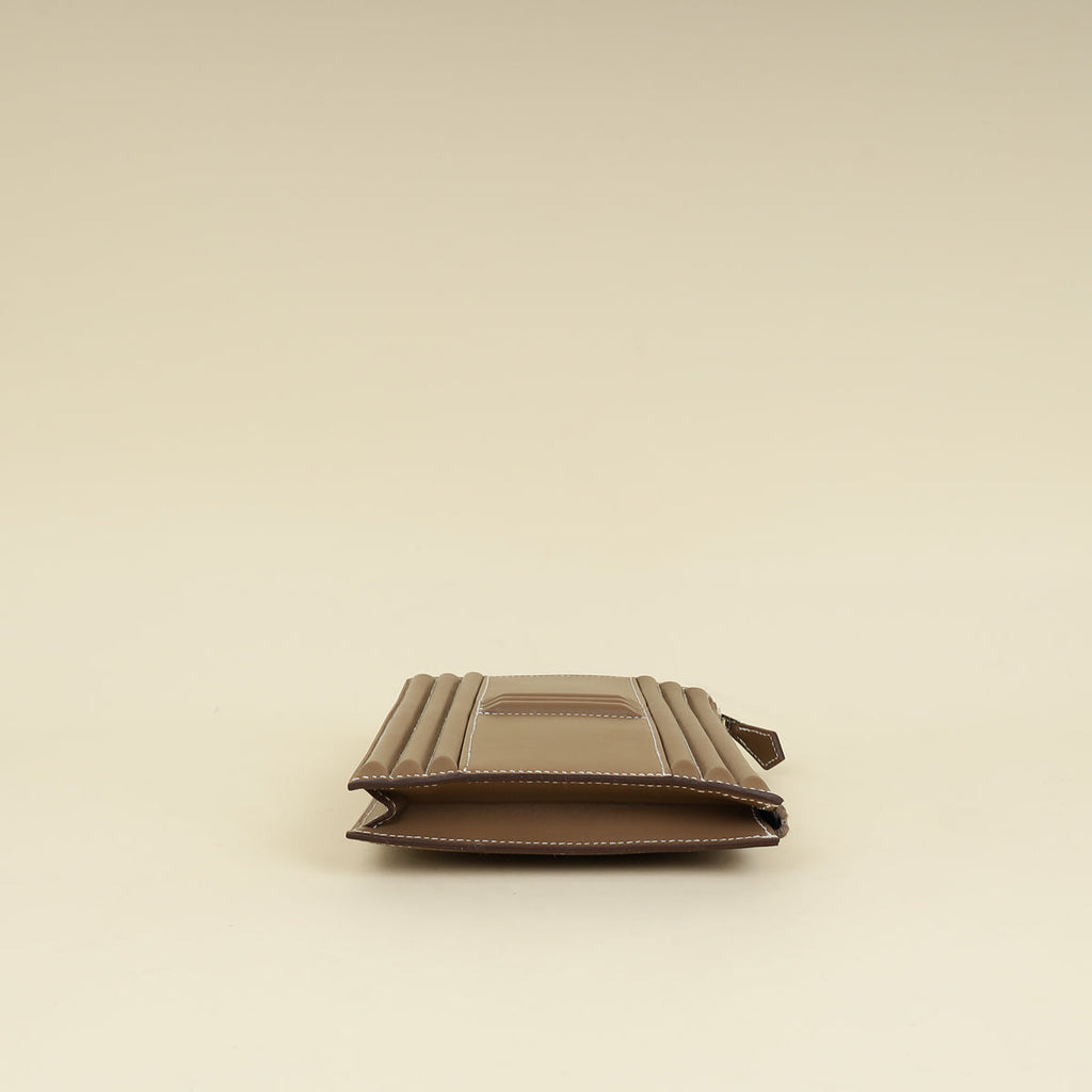 Hermès Etoupe Cadenas clutch