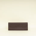 Hermes Rouge Sellier Birkin Shadow Clutch