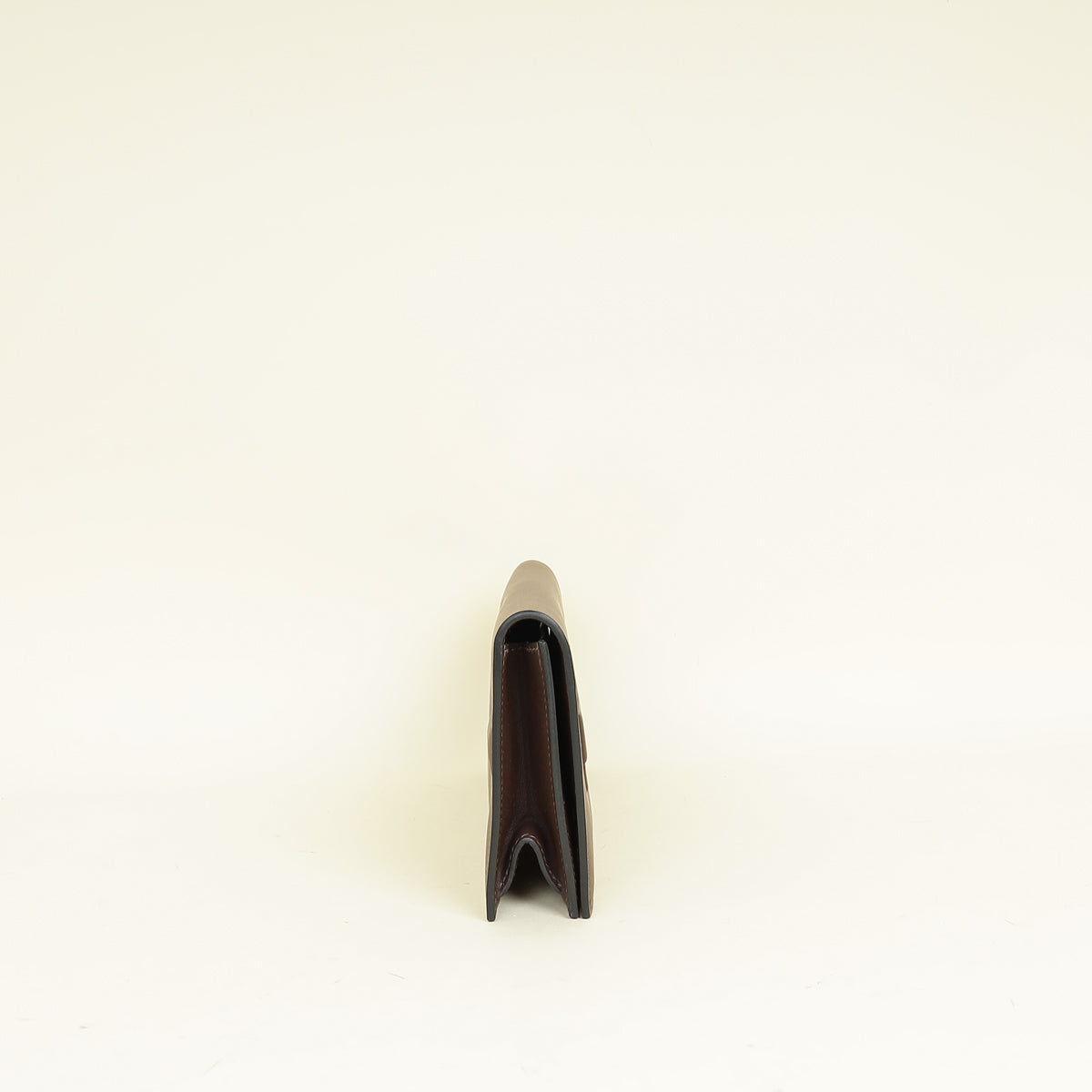 Hermes Rouge Sellier Birkin Shadow Clutch