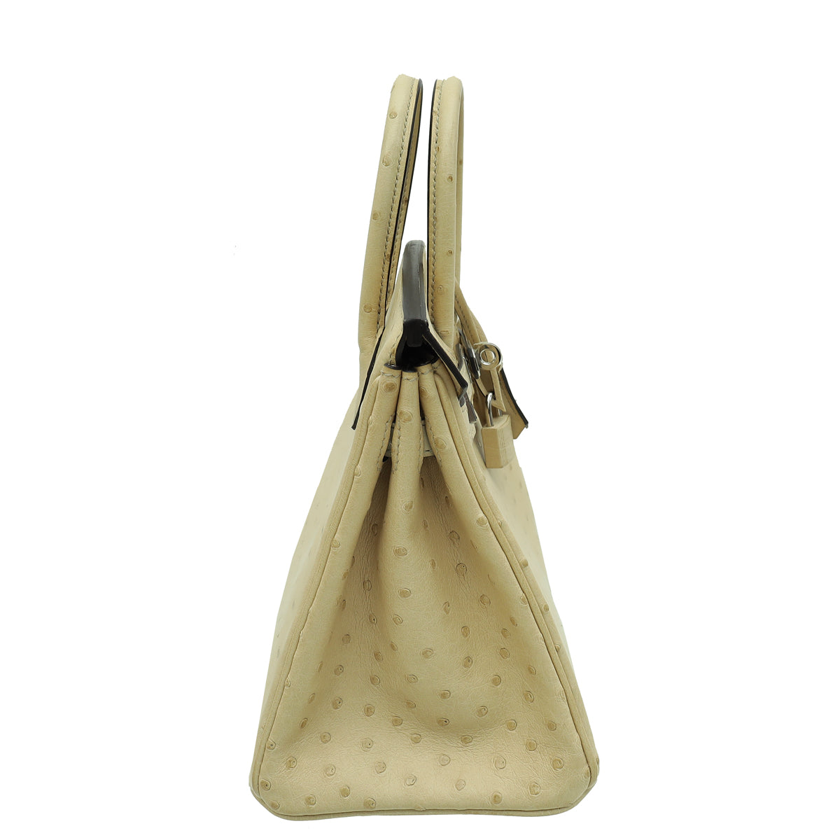 Hermes Parchemin Ostrich Birkin 25 Bag